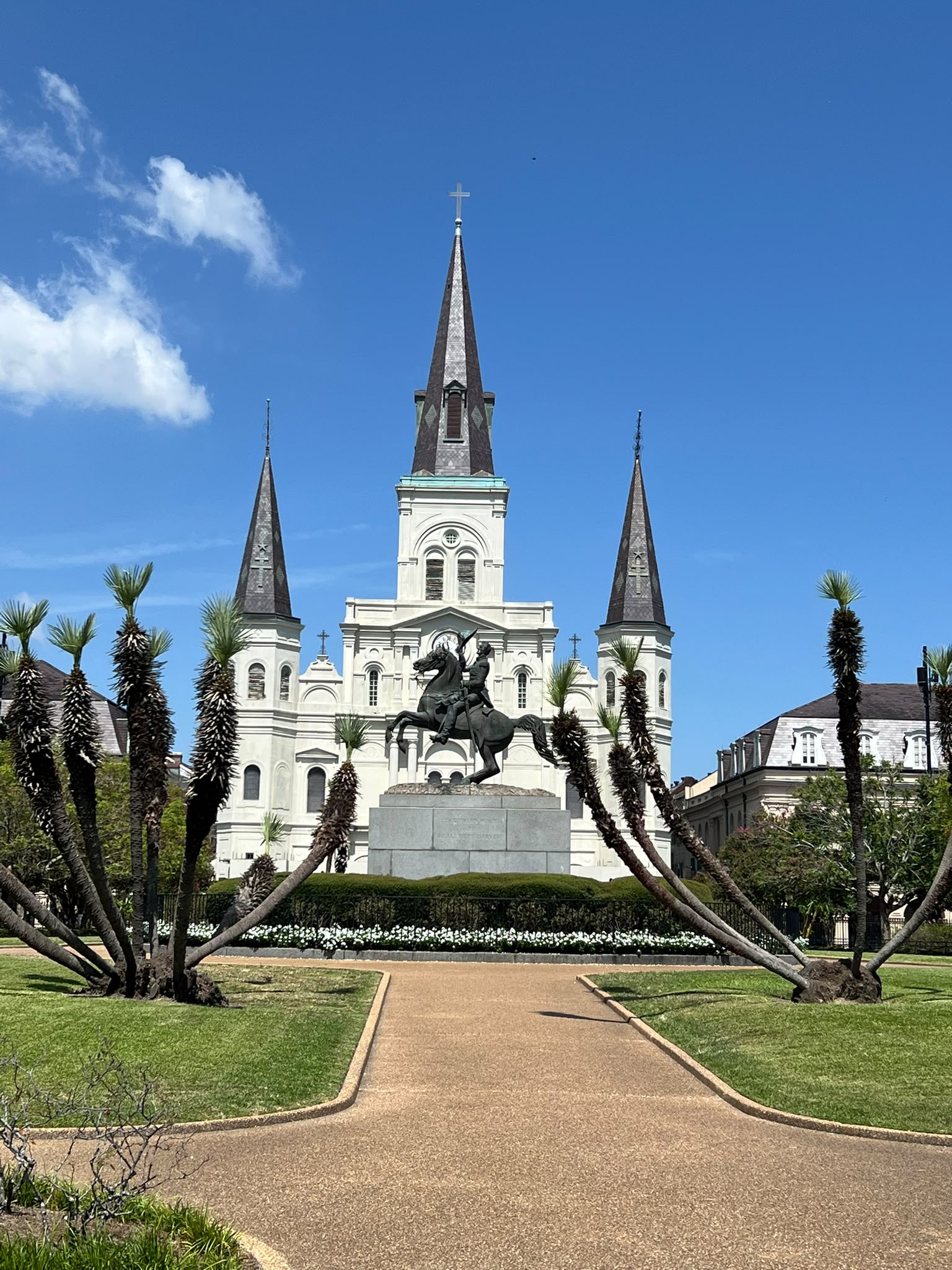 La cattedrale di St. Louis a Jackson Square, New Orleans
