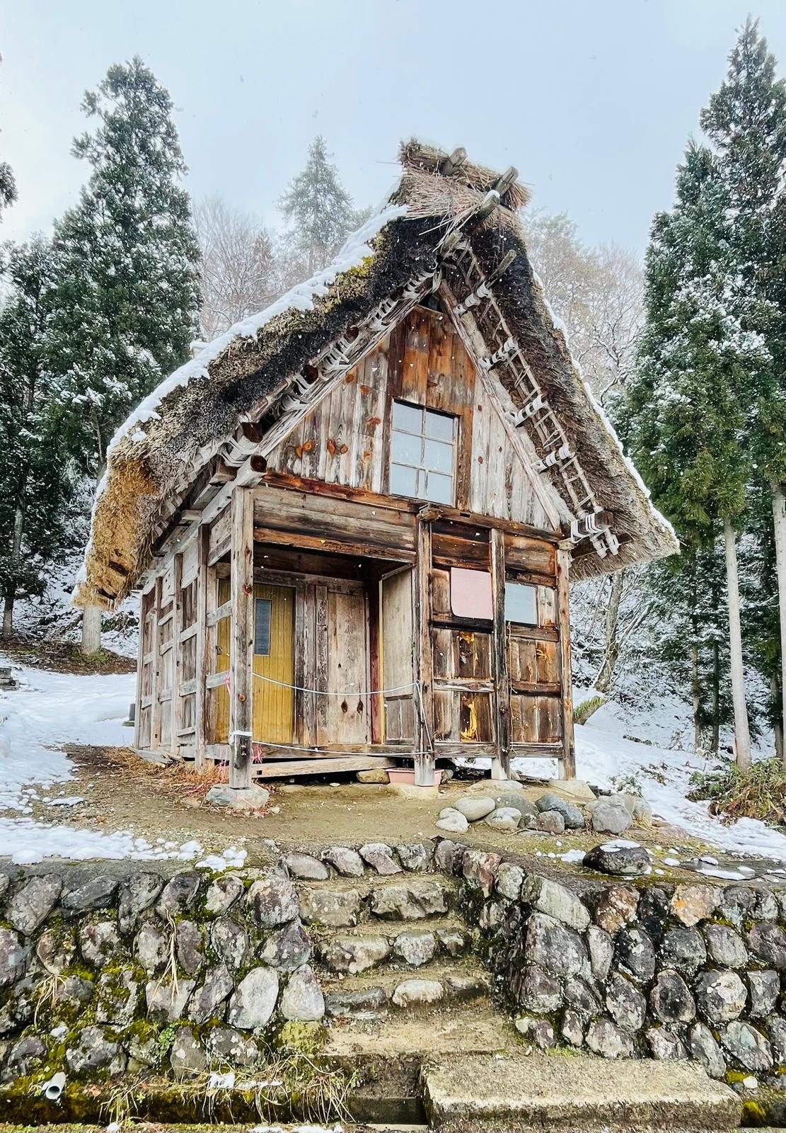 Shirakawa-go in the snow